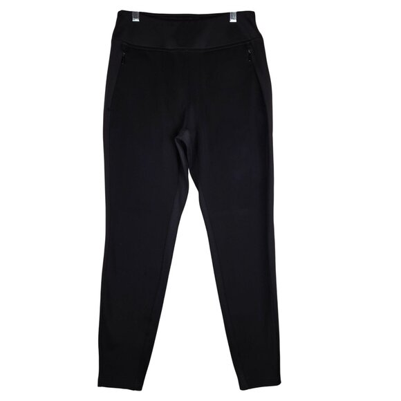 Athleta Taos Snow Pants Womens Size 10 Black High-Waisted Ski Winter Base‎ Layer - Picture 1 of 12